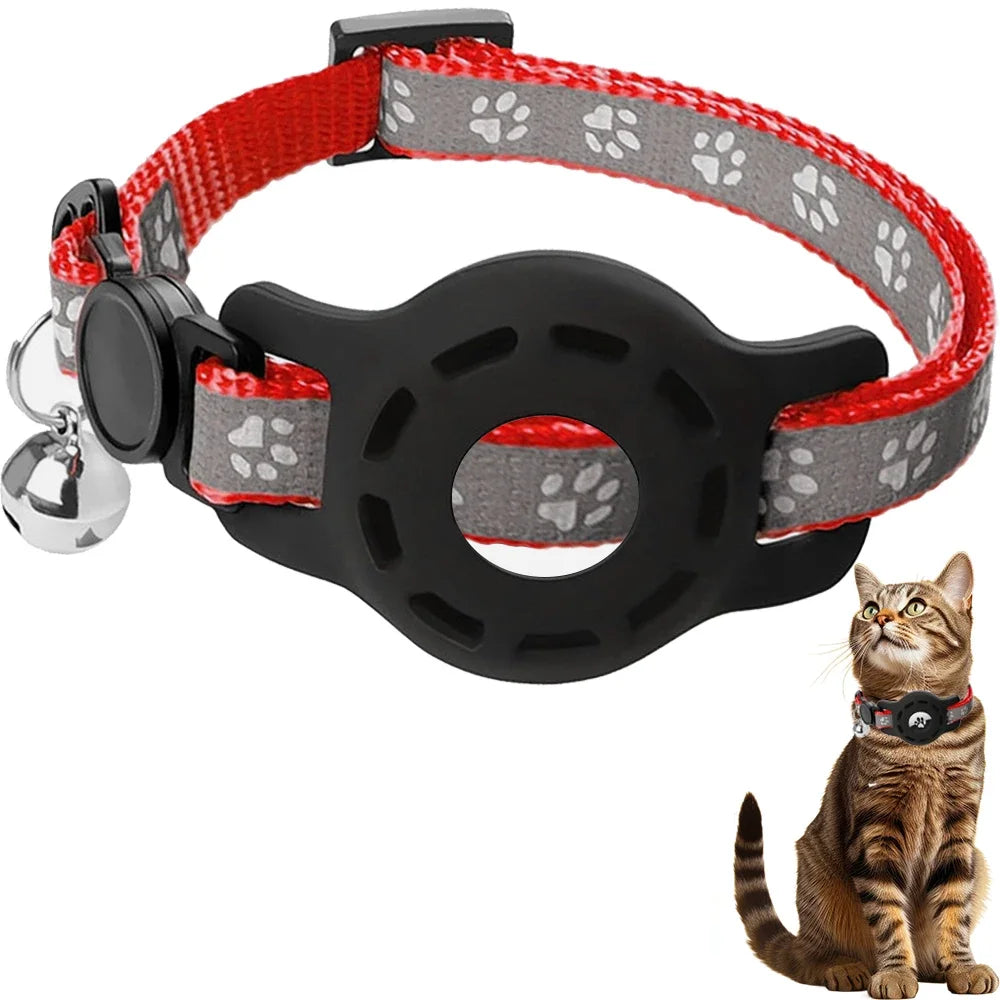 Collier de chat AirTag avec cloches