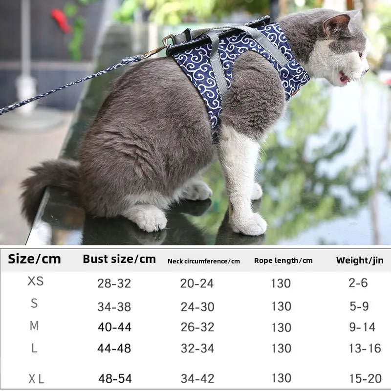 harnais large pour chat