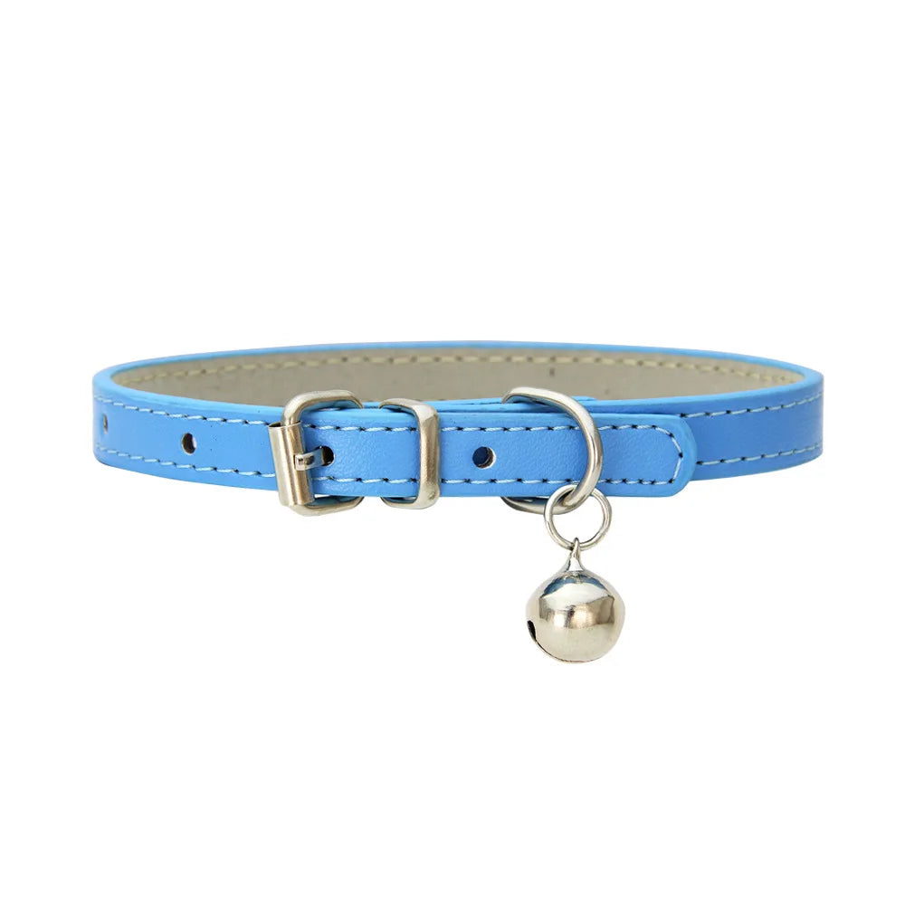 Colliers  en cuir durable pour chat