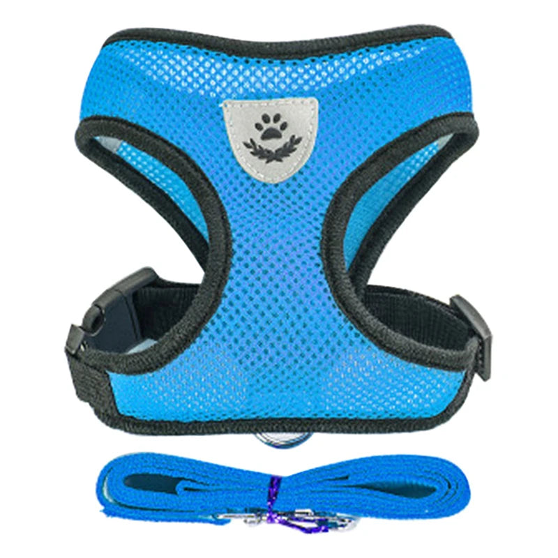 Harnais pour chat gilet respirant anti-fuite