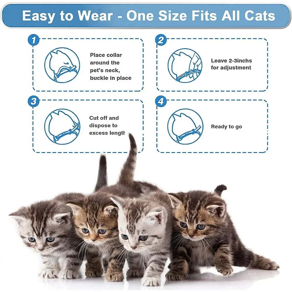 Collier apaisant en plastique pour chien et chat