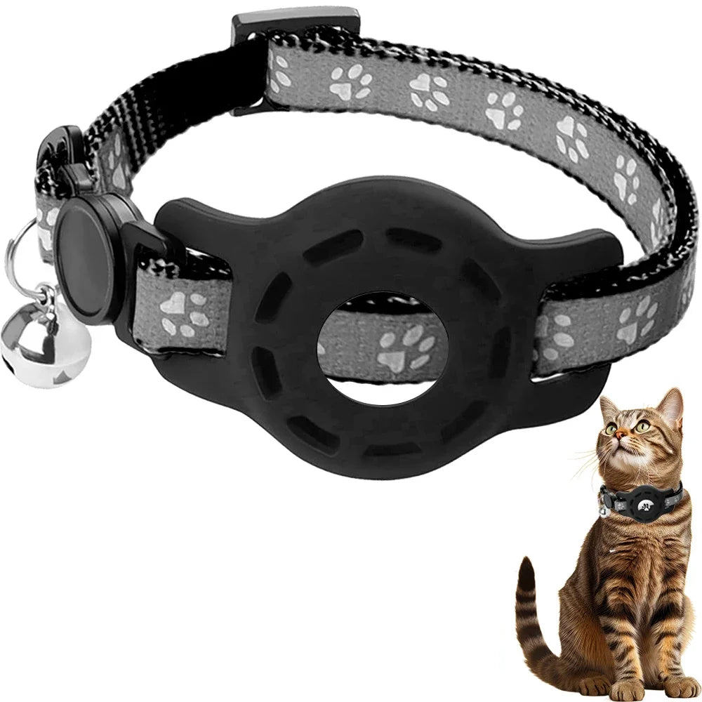 Collier de chat AirTag avec cloches