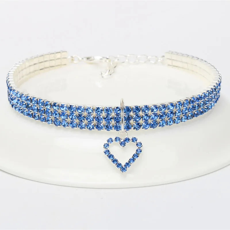Collier en cristal pour chat