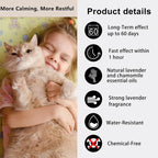 Collier apaisant en plastique pour chien et chat
