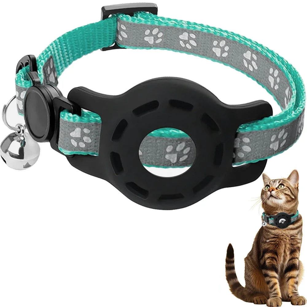 Collier de chat AirTag avec cloches