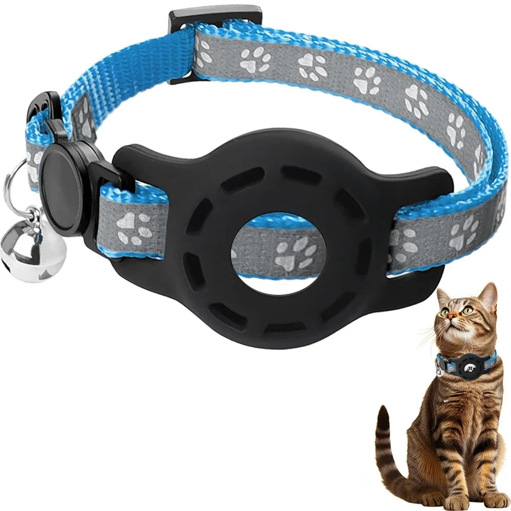 Collier de chat AirTag avec cloches